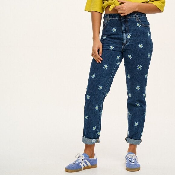 NWT Lucy & Yak Daisy-Mae Dana Mom Jeans - Picture 1 of 8